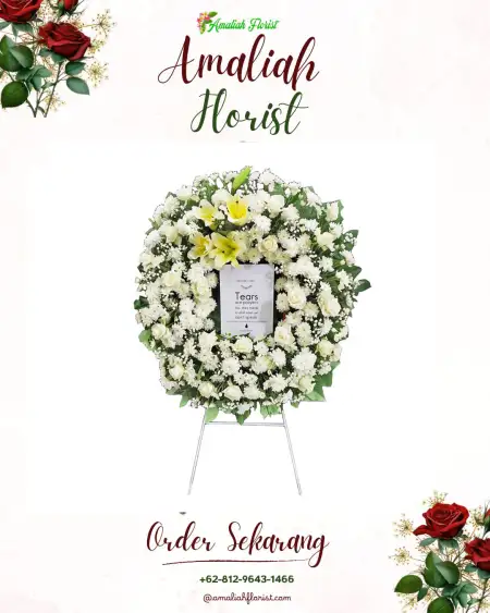 Krans Bunga Duka Mrinen